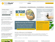 Tablet Screenshot of ethikbank.de